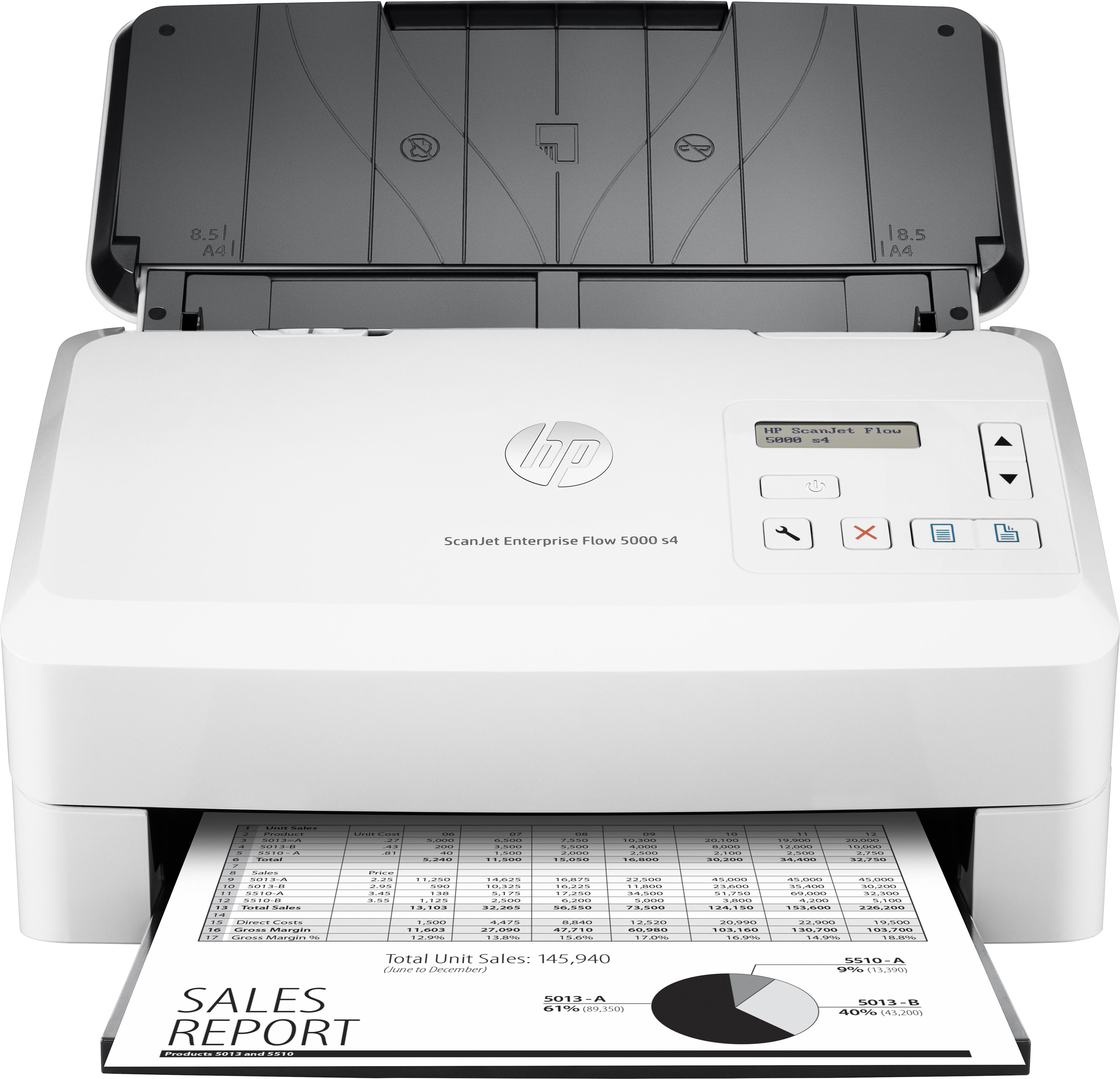 Hp L2755a B19 Hp Scanjet Enterprise Flow 5000 S4 Sheet Feed Scanner