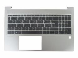 Top cover with keyboard for - HP laptops, Belgian layout - Warranty: 12M