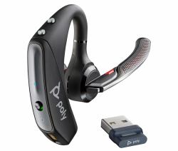 HP Poly Voyager 5200 USB-A Bluetooth Headset +BT700 dongle 
