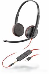 HP Poly Poly Blackwire 3225 Headset Wired Head-band Office/Call center USB Type-C Black 