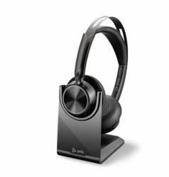 HP Poly Poly Voyager Focus 2 UC Headset Wired & Wireless Head-band Office/Call center USB Type-A Bluetooth Charging stand Black 