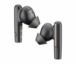 HP Poly Voyager Free 60 UC Carbon Black Earbuds +BT700 USB-C Adapter +Basic Charge Case 
