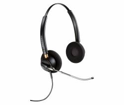 HP Poly EncorePro 520V Binaural Headset VoiceTube +Quick Disconnect 