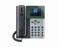 HP Poly Edge E350 IP Phone and PoE-enabled 