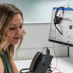 HP Poly Blackwire 5210 Monaural USB-C Headset +3.5mm Plug +USB-C/A Adapter [Bulk] 