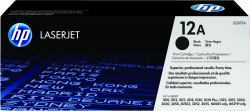 HP 12A Black Original LaserJet Toner Cartridge 