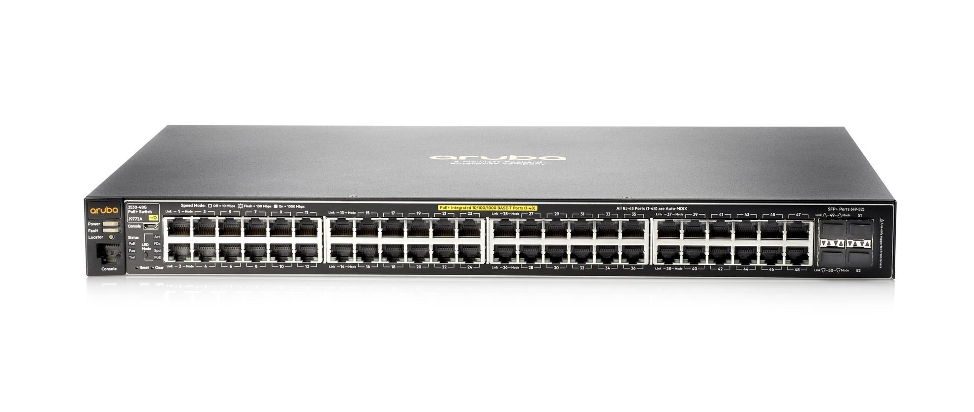 (10/100/1000) Power over Ethernet (PoE) 1U Grey (HP 2530-48G-POE+ SWITCH JMPCBL-ROW)