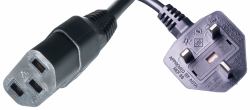HPE Networking 1.9M C13 to BS 1363/A Power Cord 