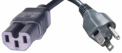 HPE Networking 2.5M C15 to NEMA L6-20P Power Cord 