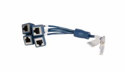 HPE Networking Comware X260 Mini D-28 to 4-RJ45 0.3m Router Cable 
