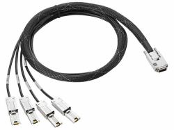 HPE Mini SAS High Density to Dual 2-lane Mini SAS High Density External Fanout 1 Meter Cable 