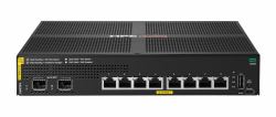 HPE Aruba Networking CX 6000 8p 10M/100M/1G Class4 PoE 2p SFP 1G 67W Switch 