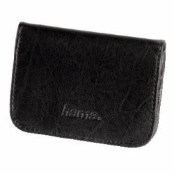 Hama memory card case 4 cards Leatherette Black 