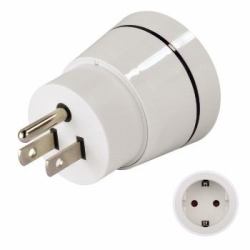 Hama 00121994 power plug adapter White 