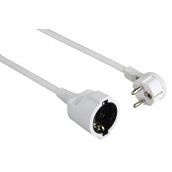 Hama 5m, H05VV-F power extension 1 AC outlet[s] White 