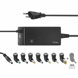 Hama 00200004 mobile device charger Laptop Black AC Indoor 