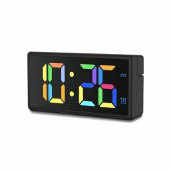 Hama Ibiza Digital alarm clock Black, Grey 