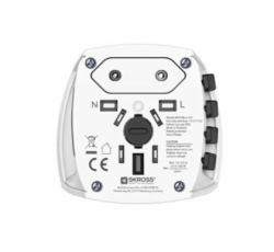 Hama MUV Micro power plug adapter Universal White 