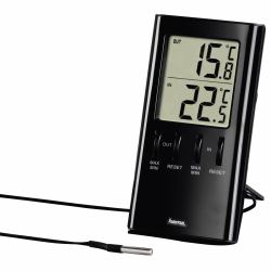 Hama T-350 Electronic environment thermometer Indoor Black 