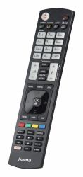 Hama Universal Remote Control for LG TVs, IR, Teachable, Illuminating Buttons 