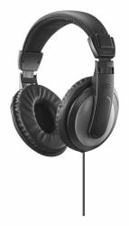 Hama Shell II Headphones Wired Head-band Music Black, Dark Grey 