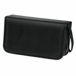 Hama CD Wallet Nylon 120, black 120 discs 
