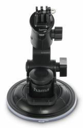 Hama Suction Cup Holder for Action Cams, Universal, Car Tripod, 3D, ⌀ 90 mm 
