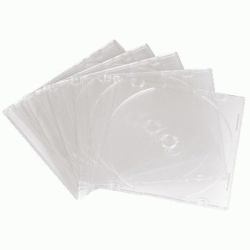 Hama CD Slim Empty Box, pack 10, transparent 1 discs 
