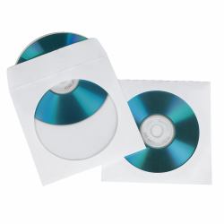 Hama CD Paper Sleeves, white, 100 pcs/Pack 1 discs 