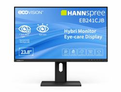 Hannspree Hybri Monitor EB241CJB computer monitor 60.5 cm [23.8"] 1920 x 1080 pixels Full HD LCD Black 