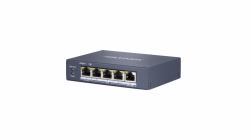 Hikvision DS-3E0505HP-E network switch Unmanaged Gigabit Ethernet [10/100/1000] Power over Ethernet [PoE] Blue 