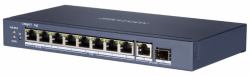 Hikvision DS-3E0510HP-E network switch Unmanaged Gigabit Ethernet [10/100/1000] Power over Ethernet [PoE] Blue 