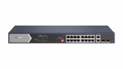 Hikvision DS-3E0520HP-E network switch Unmanaged Gigabit Ethernet [10/100/1000] Power over Ethernet [PoE] Blue 