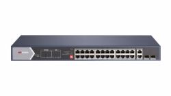 Hikvision DS-3E0528HP-E network switch Unmanaged Gigabit Ethernet [10/100/1000] Power over Ethernet [PoE] Blue 