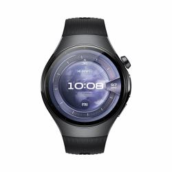 Huawei WATCH 5 3.81 cm [1.5"] AMOLED 46 mm Digital 466 x 466 pixels Touchscreen Black Wi-Fi GPS [satellite] 