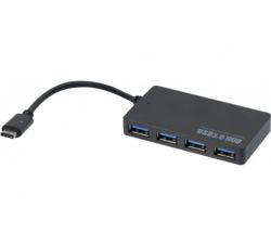 Hypertec 021308-HY interface hub USB 3.2 Gen 1 [3.1 Gen 1] Type-C 5000 Mbit/s Black 