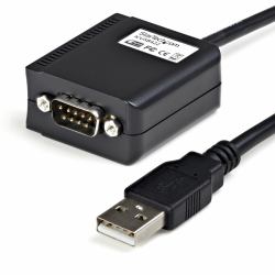 StarTech.com 6ft [1.8m] 1-Port Professional RS422/485 USB Serial Cable Adapter with COM Retention, USB to RS422 Adapter - TAA 