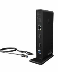 ICY BOX IB-DK2251AC Wired USB 3.2 Gen 2 [3.1 Gen 2] Type-A Black 
