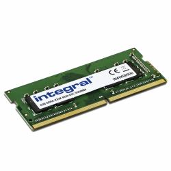 Integral 16GB LAPTOP RAM MODULE DDR4 3200MHZ PC4-25600 UNBUFFERED NON-ECC SODIMM 1.2V 2GX8 CL22 VALUE 