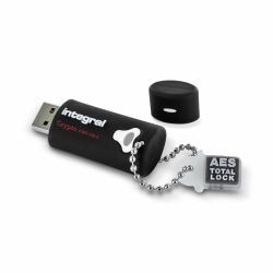 Integral 16GB HARDWARE ENCRYPTED USB 3.0 DRIVE SECURE PASSWORD 256 AES FIPS 140-2 CRYPTO 