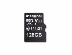 Integral 128GB MICRO SD CARD SDXC UHS-1 U3 CL10 V30 A1 UP TO R-100 MBS 
