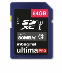 Integral 64GB SDXC CL10 80 MB/S 