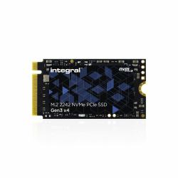 Integral 512GB SSD M.2 2242 NVME 1.3 PCIe Gen3 x4 R-3000MB/s W-2200MB/s TBW 180 [double-sided chips] 