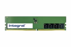 Integral 32GB PC RAM MODULE DDR5 5600MHz PC5-44800 UNBUFFERED NON-ECC DIMM 1.1V 2GX8 CL46 EQV. TO KCP552UD8-32 FOR KINGSTON 
