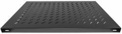 Intellinet 19" Fixed Shelf, 1U, 800mm Depth, Heavy-Duty, Max 100kg, Black 