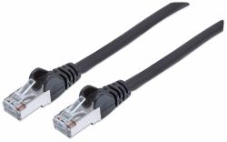 Intellinet Network Patch Cable, Cat6, 10m, Black, Copper, S/FTP, LSOH / LSZH, PVC, RJ45, Gold Plated Contacts, Snagless, Booted, Lifetime Warranty 