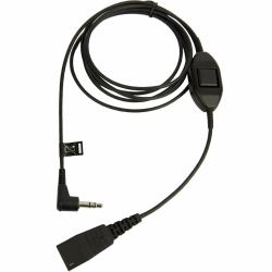 Jabra QD to 3.5mm w. Answer Button for Alcatel 