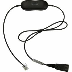 Jabra GN1221 Sound limiter QD to RJ9 