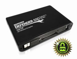 iStorage Kanguru DEFENDER SSD350 8 TB Micro-USB B 3.2 Gen 1 [3.1 Gen 1] Black 