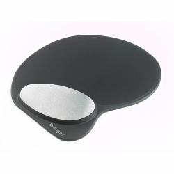 Kensington Memory Gel Mouse Pad with Integral Wrist Rest Black 